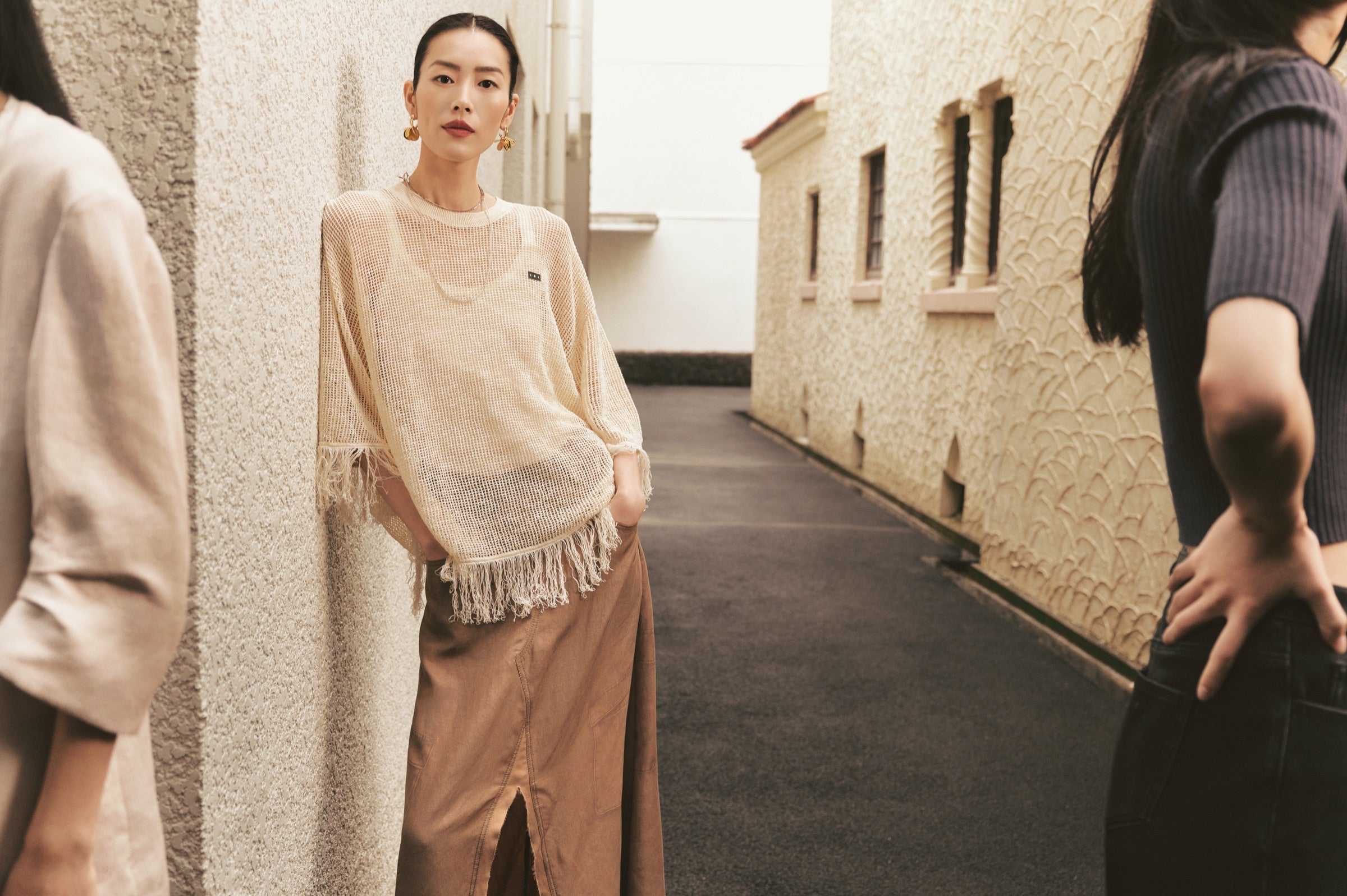 DAZZLE campaign portrait in a Shanghai lane